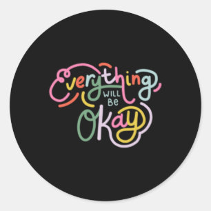 Rond Tout ira bien Sticker