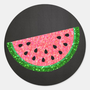 Rond Un dans un melon, Sticker Watermelon, Étiquette, T
