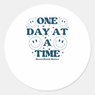 Rond Un Jour À La Fois Sticker