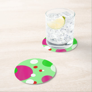 Rond Vacances Dessous de Verre en Papier