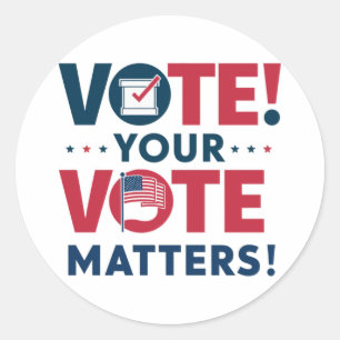 Rond Votez Votre Sticker Vote S