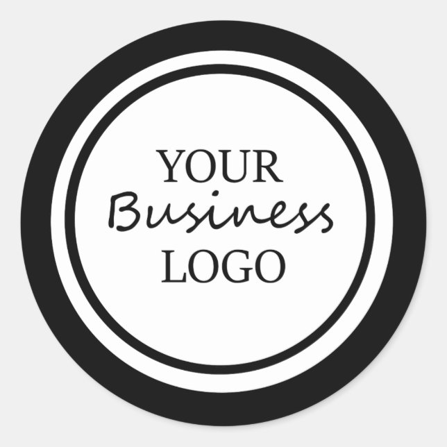 Rond Votre Sticker Arrondi Image Logo (Devant)