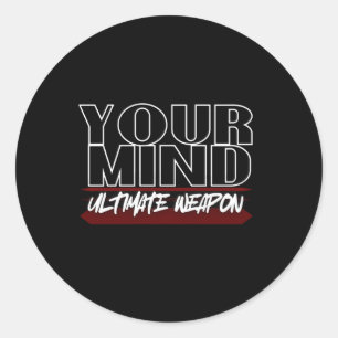 Rond Votre Sticker D'Arme Ultime De L'Esprit