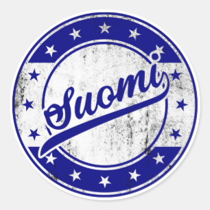 Rond Voyageur mondial - Suomi Sticker Finlande
