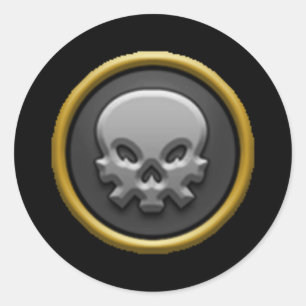 Rond Wizard101 Sticker de l'école de la mort