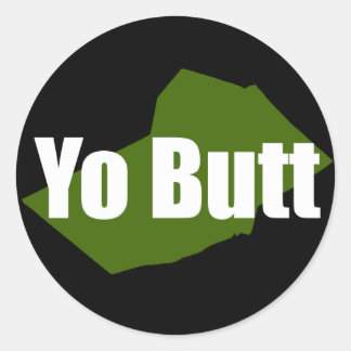 Rond Yo Butt - Sticker Skook