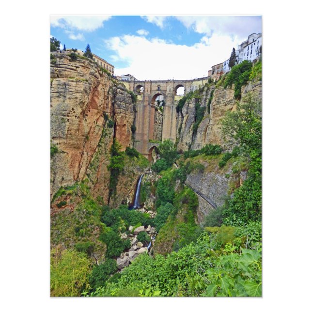 Ronda Gorge, Spanien Fotodruck (Vorne)