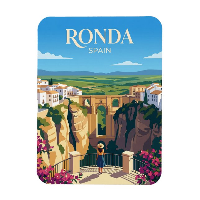 Ronda Spanien Magnet (Vertikal)