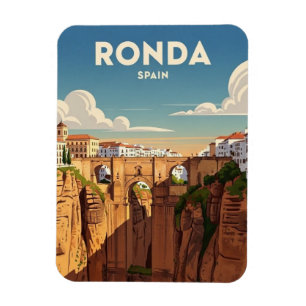 Ronda Spanien Reise Magnet