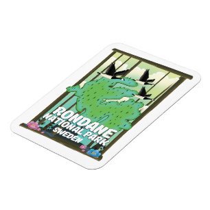 Rondane Nationalpark Schweden Magnet