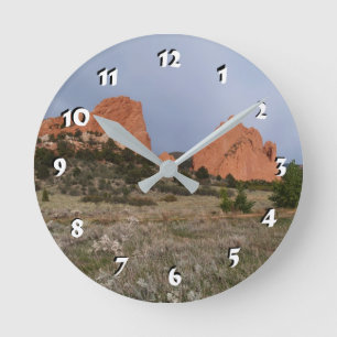 Ronde 12 Nombre de choix : horloge rouge
