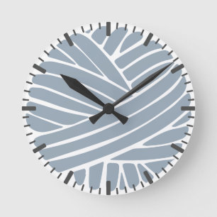 Ronde Aléoutienne Minimale Moderne Boule De Fil Horloge
