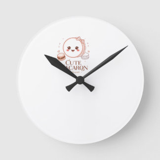 Ronde Amoureux de Macarons Mignon | Horloge de Dessert M