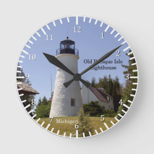Ronde Ancienne horloge du phare de Presque Isle