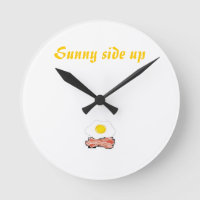 Bacon et oeufs Horloge