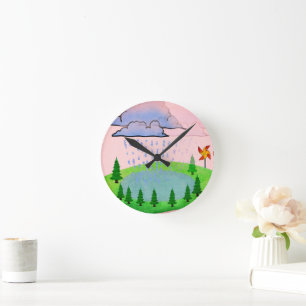 Ronde Belle horloge de la nature