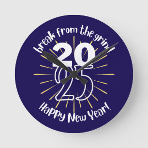 Ronde Bonne année 2025 BFTG Horloge