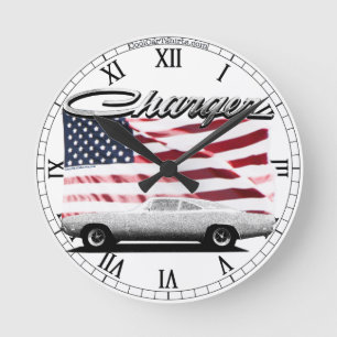 Ronde Chargeur de Dodge - horloge