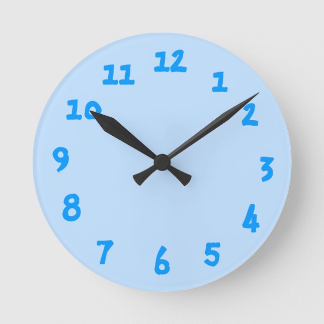 Ronde Créez votre propre horloge (Recto)