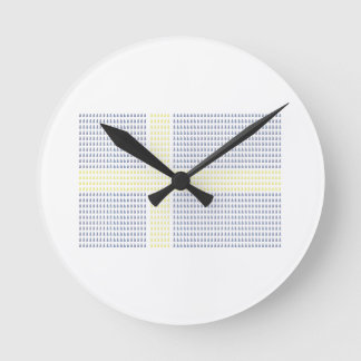 Ronde Drapeau suédois w å - Horloge