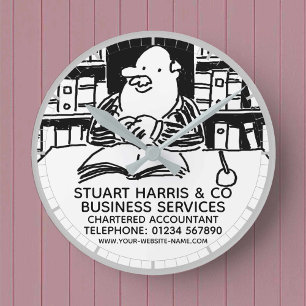 Ronde Experts Comptables Horloge Rond