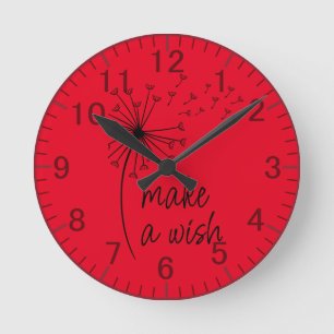 Ronde Faites une horloge de Dandelion.