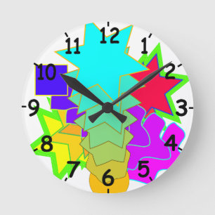 Ronde Formes et horloge de couleurs