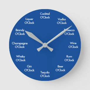 Ronde Horloge à barres amusante Horloge personnalisée