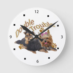 Ronde Horloge à deux problèmes de Yorkie