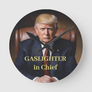 Ronde Horloge Anti-Trump