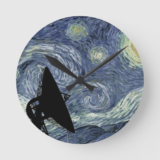 Ronde Horloge astronomique Geeky (Recto)
