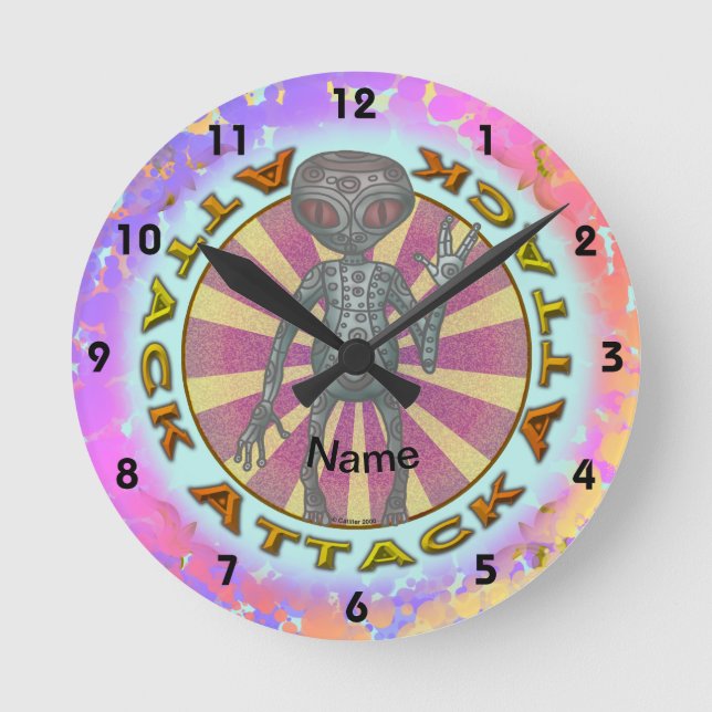 Ronde Horloge Attaque d'Alient Robot (Recto)