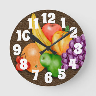 Ronde Horloge avec fruit
