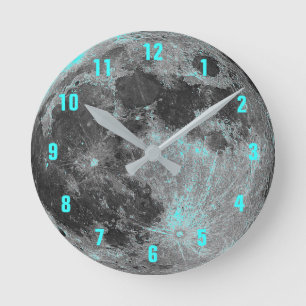 Ronde Horloge BLEU MOON