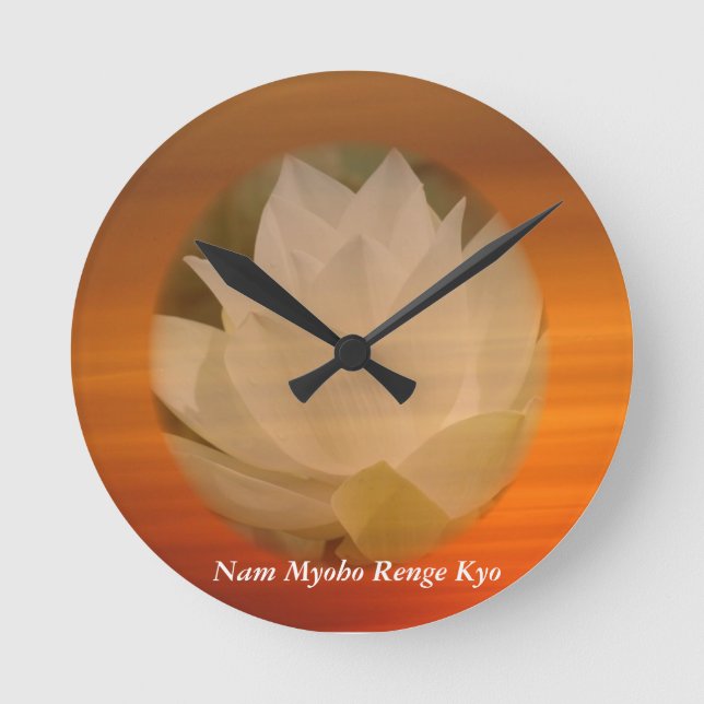 Ronde Horloge bouddhiste SGI (Recto)