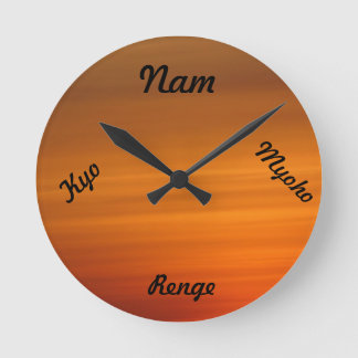 Ronde Horloge bouddhiste SGI - Nam Myoho Renge Kyo
