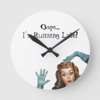 Horloge cadeau Retourner la prise en compte Late O
