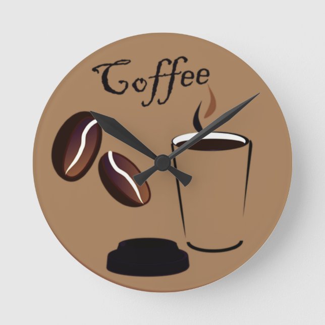 Ronde Horloge café Brown (Recto)