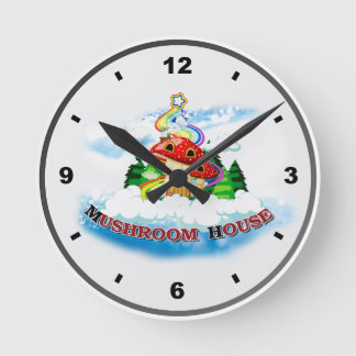 Ronde Horloge Champignon