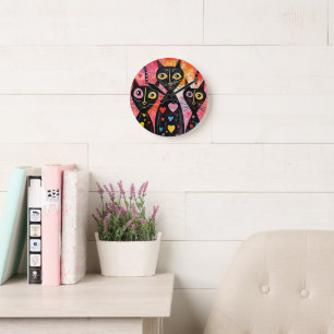 Ronde Horloge Chats