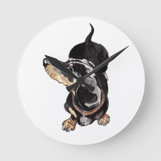 Ronde Horloge Dachshund