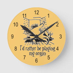 Ronde Horloge de bande dessinée d'organe