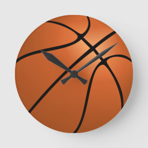 Ronde horloge de basket
