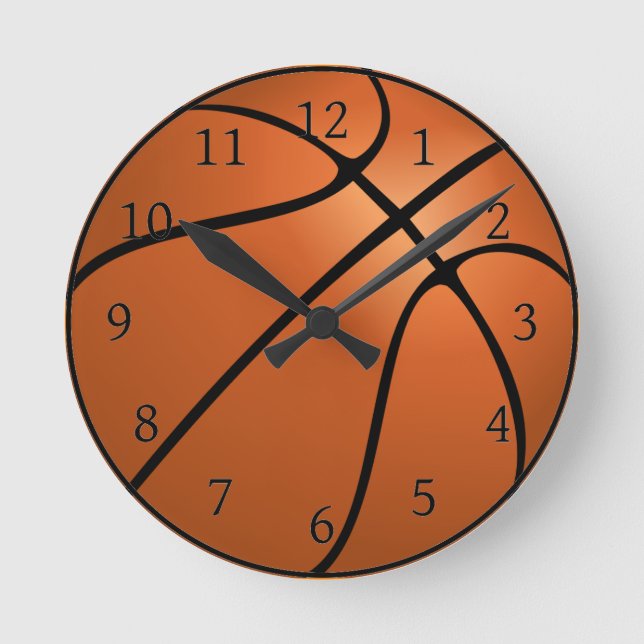 Ronde Horloge de basket-ball (Recto)