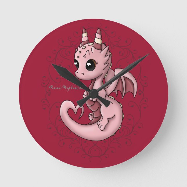 Ronde Horloge de dragon d'amour (Recto)