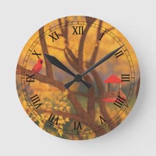 Ronde Horloge de gardien d'automne