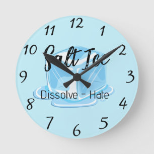 Ronde Horloge de glace salée