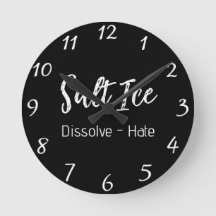 Ronde Horloge de glace salée