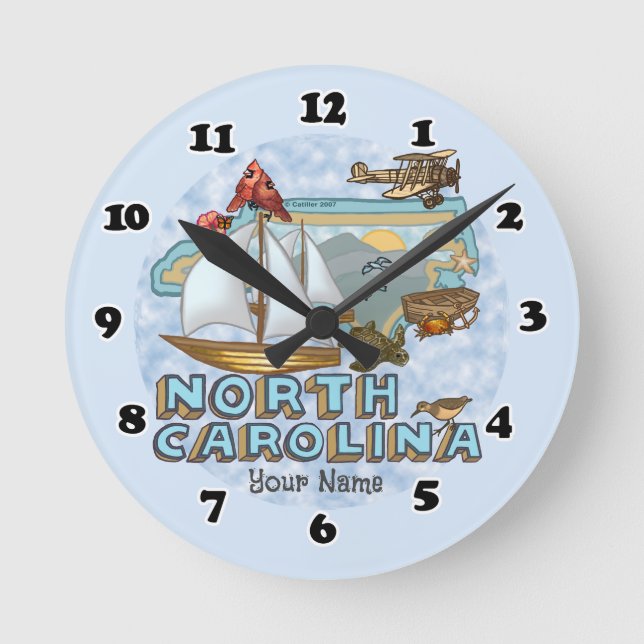 Ronde Horloge de la Caroline du Nord (Recto)