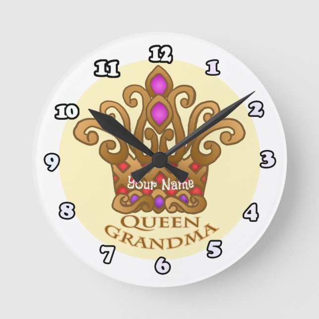 Ronde Horloge de la reine grand-mère (Recto)